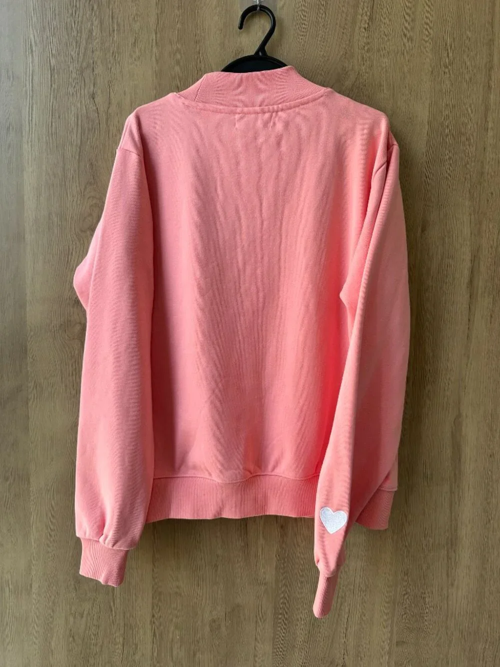 PARKE Varsity Letter Mock Neck Sweatshirt